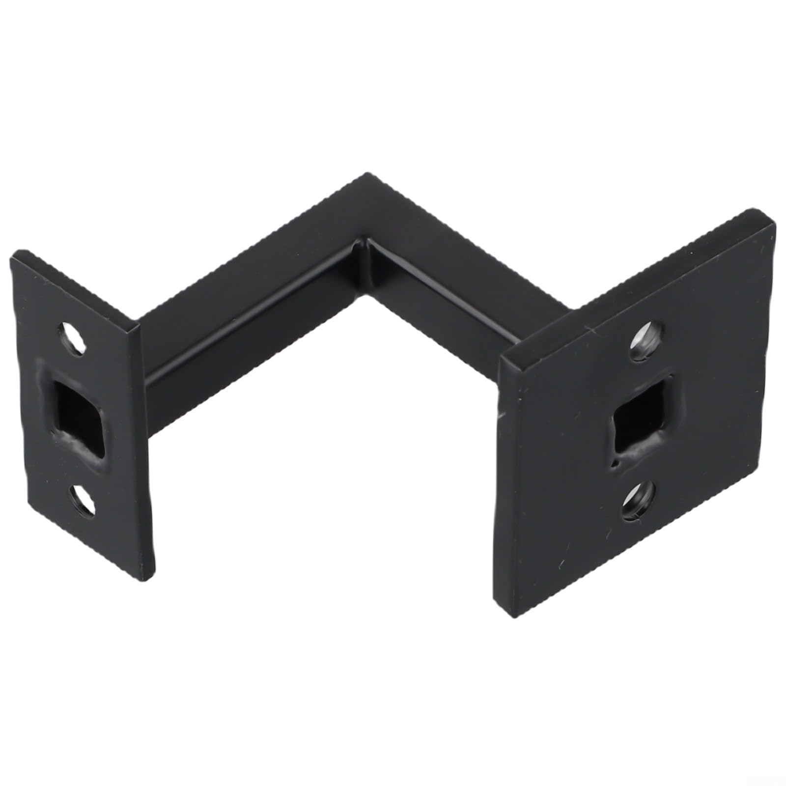 Set di 4 staffe da parete in acciaio inox 304 per scale, finitura nera, facile installazione, resistenti alla ruggine.
