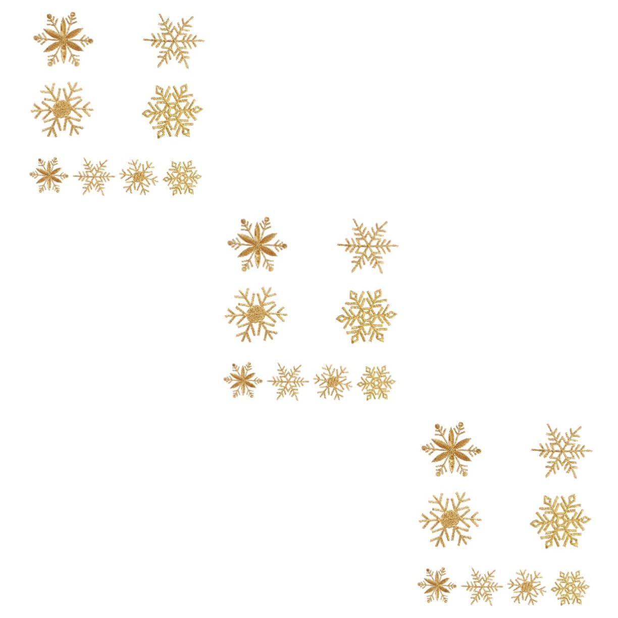VILLCASE 24pièces Patch Brodé Pour Vêtements Appliques Décoratives Couture Pour Noël
