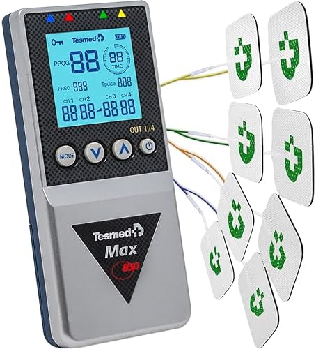 TESMED Max 830: Electroestimulador Muscular Profesional Tens / EM...
