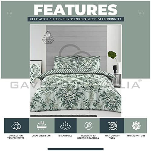GC GAVENO CAVAILIA King Size Duvet Cover Sets With Fitted Sheet - Polycotton Complete Bedding Set including Pillow Cases - Image 3