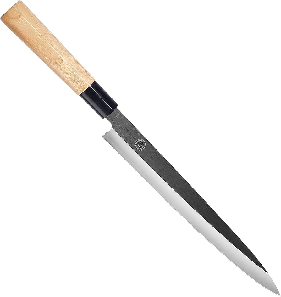 Mitsuhiro Sei① Amazon.com: MITSUMOTO SAKARI 10 Inch Sashimi Knife, Single-Bevel