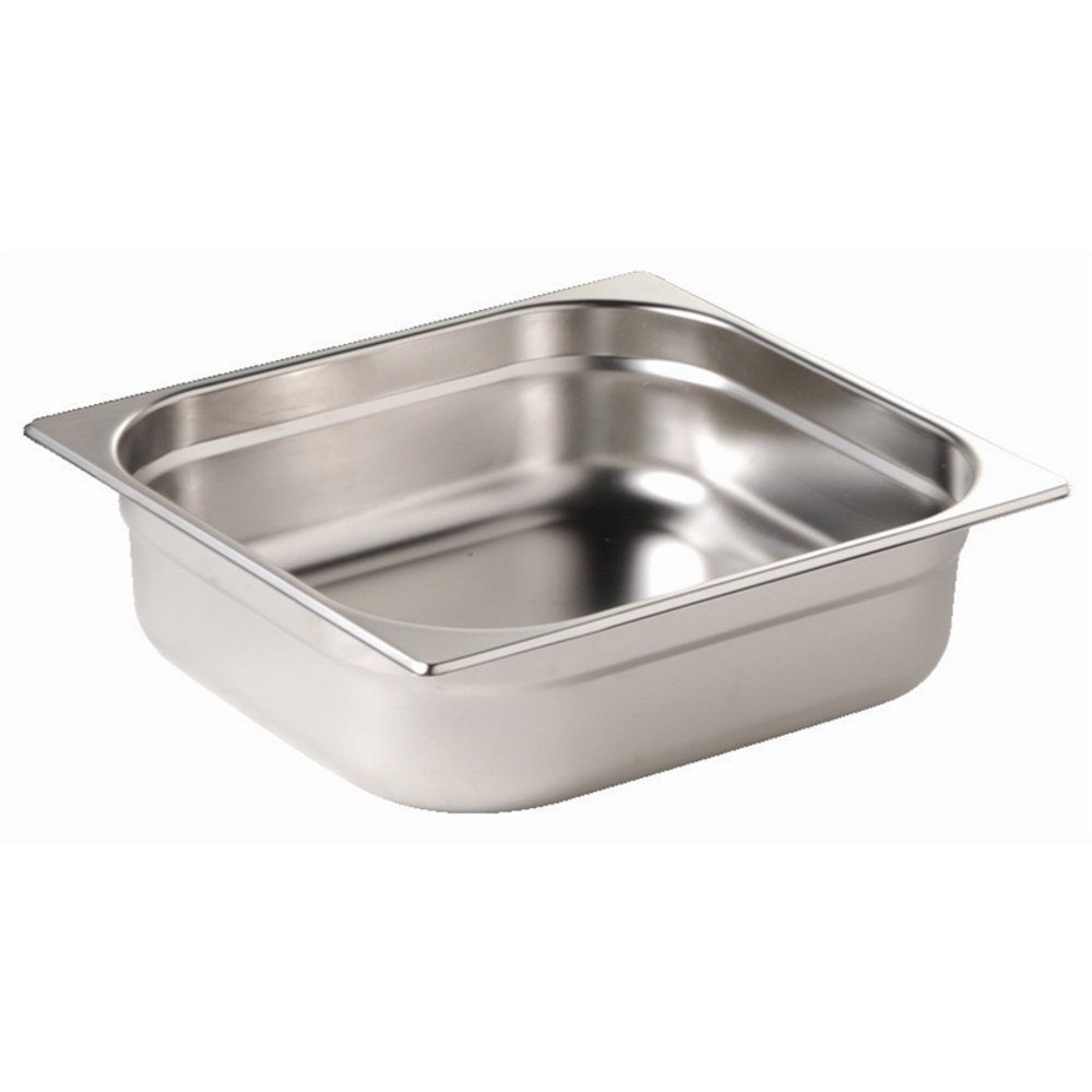 Vogue K930 Stainless Steel 1/2 Gastronorm Pan, 9 L Capacity, 150 mm Depth