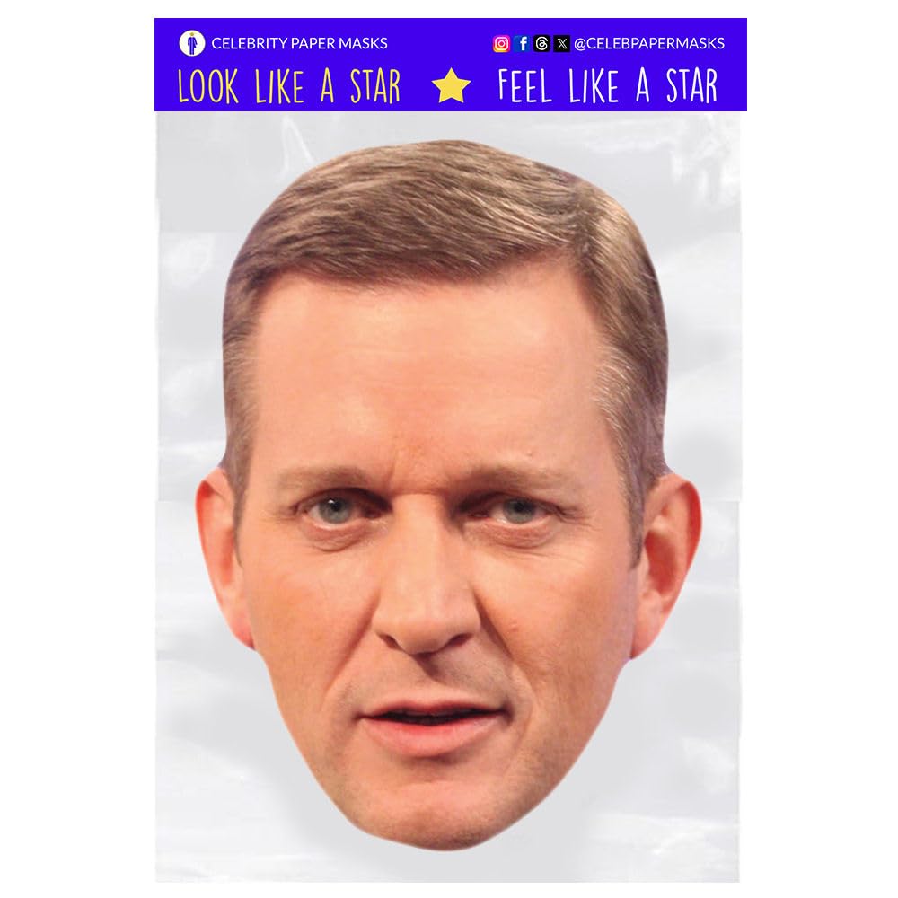 Jeremy Kyle Mask Celebrity Face Masks Presenter