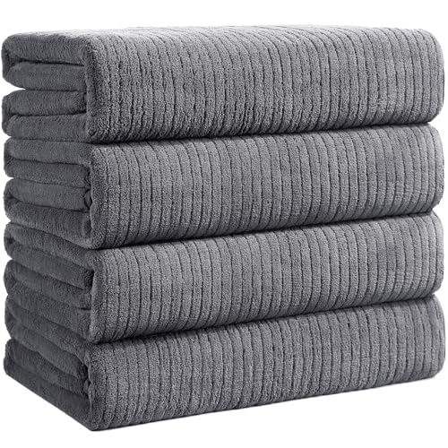 Bath Towels Set of 4 Extra Large 35 x 70 Inches,Luxury Thick High...