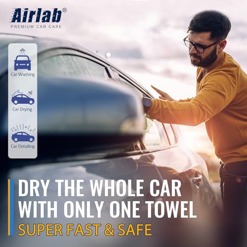 Airlab Microfiber Towels For Cars Drying Extra Large Super Absorbent Cleaning Cloth Auto Detailing Ultra Soft thumb #4