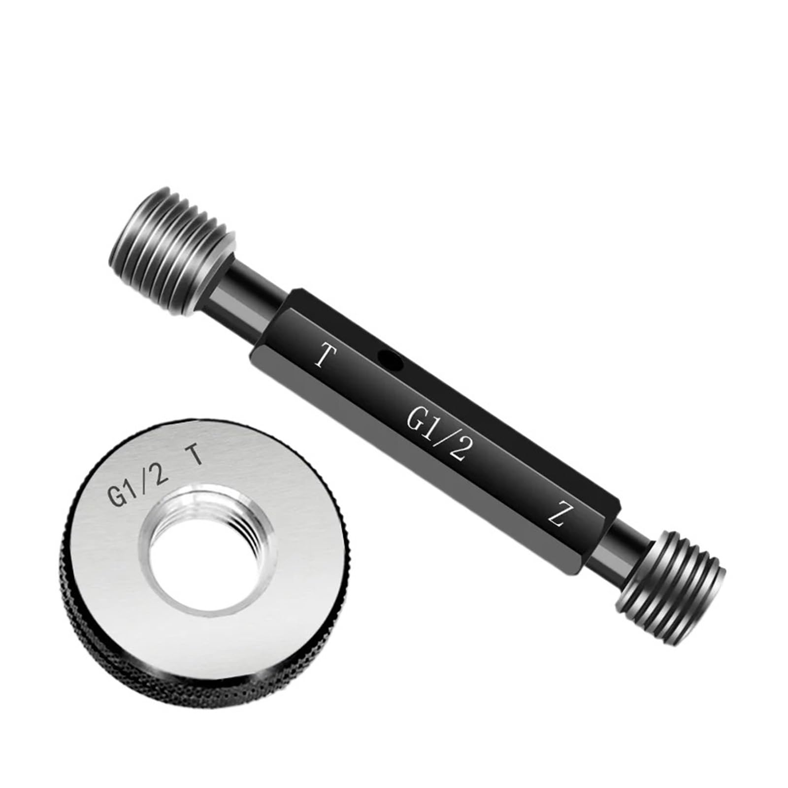 Przyrząd do sprawdzania gwintów G2'' i sprawdzian pierścieniowy do kontroli gwintów, 1 zestaw(G2 G Plug Gauge)