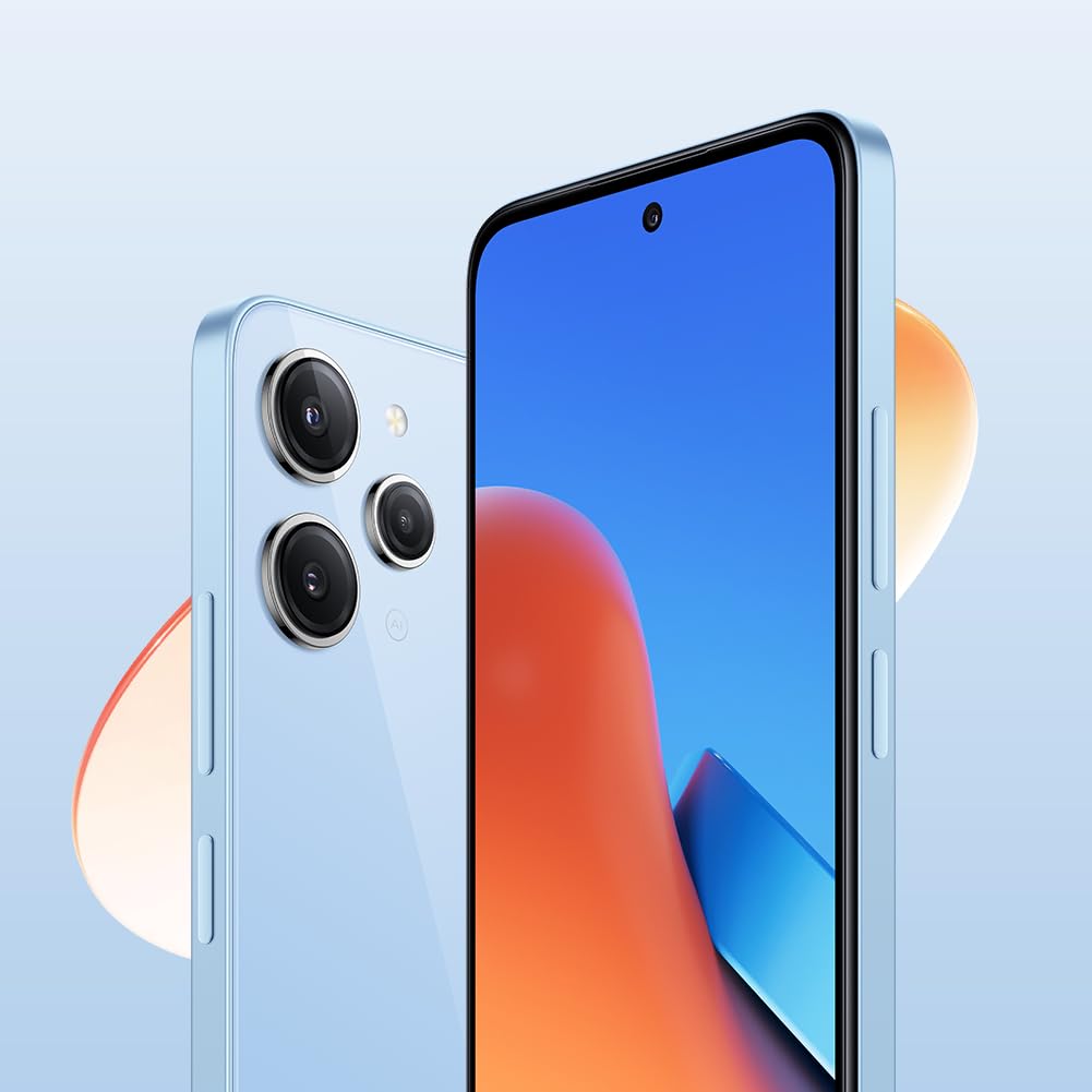 Redmi 12 - MediaTek Helio G88, 90Hz FHD+, 5000mAh 18W, 50MP Al fotocamera tripla, 4+128GB, Sky Blue