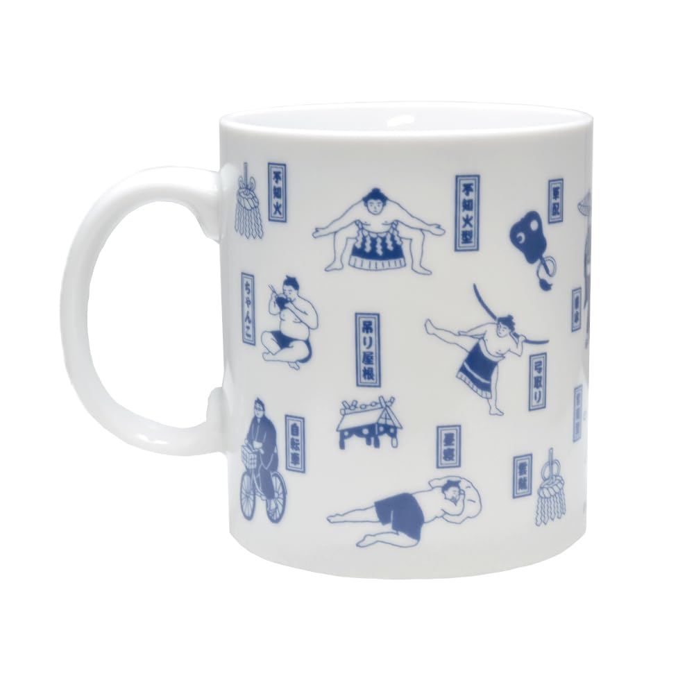 Amazon.co.jp: 相撲マグカップ 330ml 大きい おしゃれ かわいい 陶器製