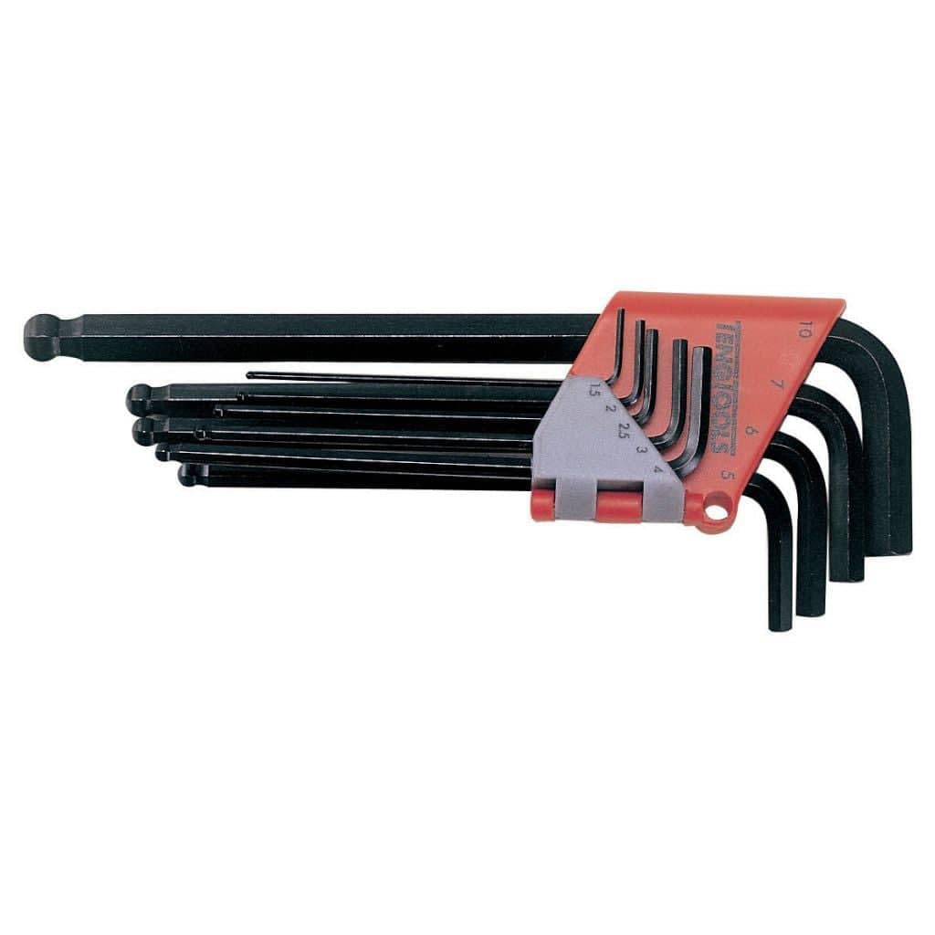 Teng 1479MMA 9 Metric 1.5-10mm Ball-Point Hex Key Set