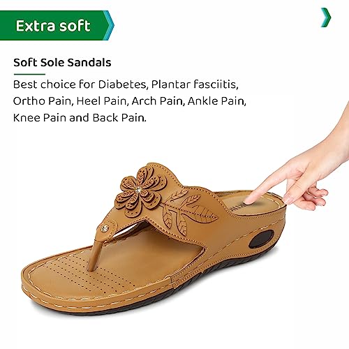Image of ORTHO JOY doctor Slipper for women || Orthopedic Fashionable Women Slipper