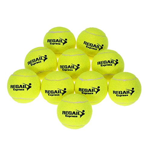 Nishore 10pcs / bag Tennis Training Bola Practice Training alta resiliência bola de tênis durável bo