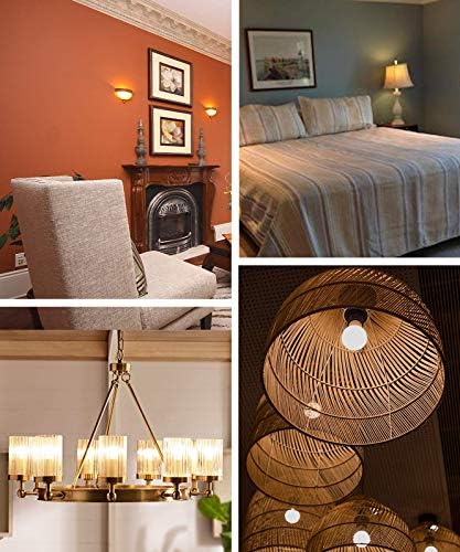 Vanke E27 Screw LED Bulb, Warm White 2700K, 6W(40W Equivalent), Pack of 3 | Edison Screw Bulb, ES G45 Golf Ball Light Bulbs, 470 Lumen, Non-Dimmable, No Flicker, 45x84mm - View 8
