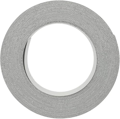 WoodPress® 19mm Perlgrau Melamin Kantenumleimer mit Schmelzkleber – 7,5m Rolle – Einfaches Aufbügeln für Heimwerker
