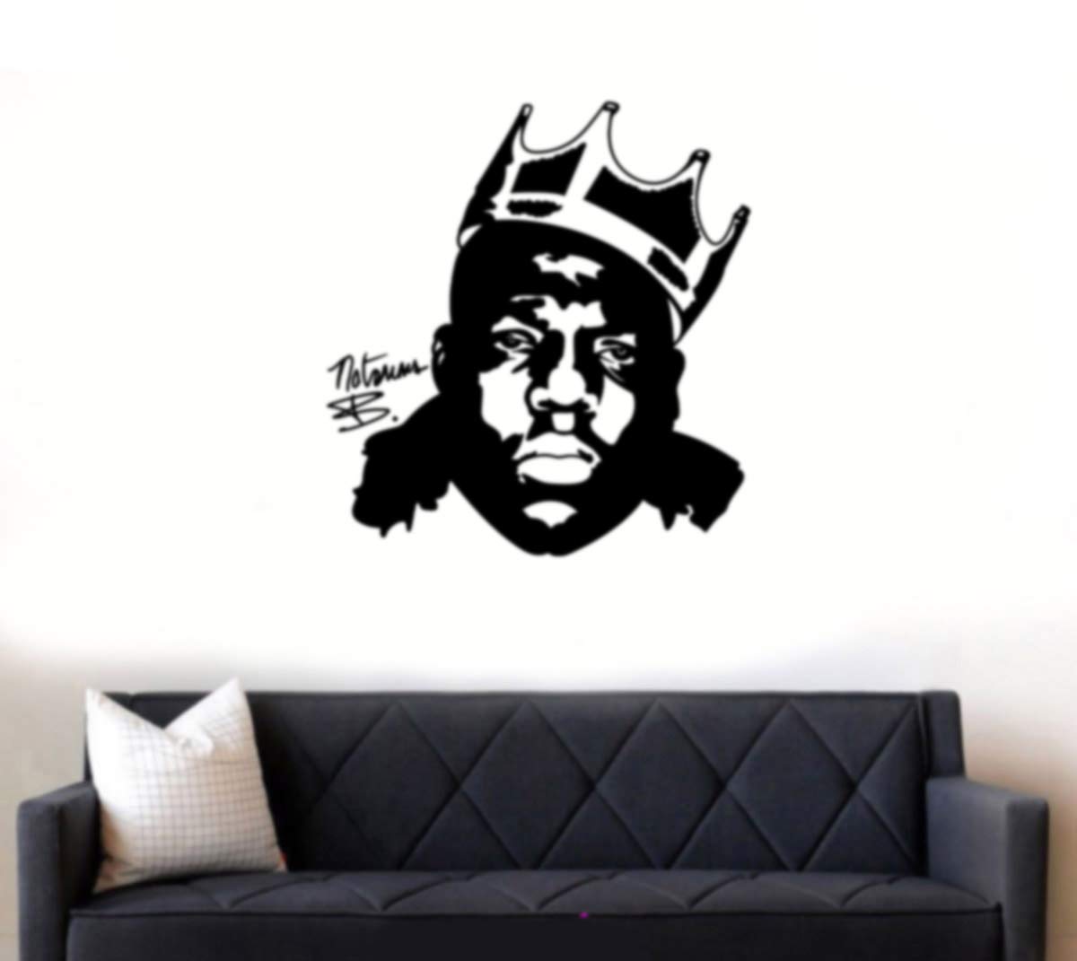 Dope Notorious B.i.g Biggie Famous Rapper Wall Art Sticker/Decal