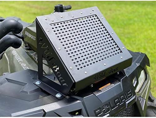 Wild Boar Radiator Relocation Kit Compatible with Polaris Sportsman 450-570 (2014-2020) - Black Screen