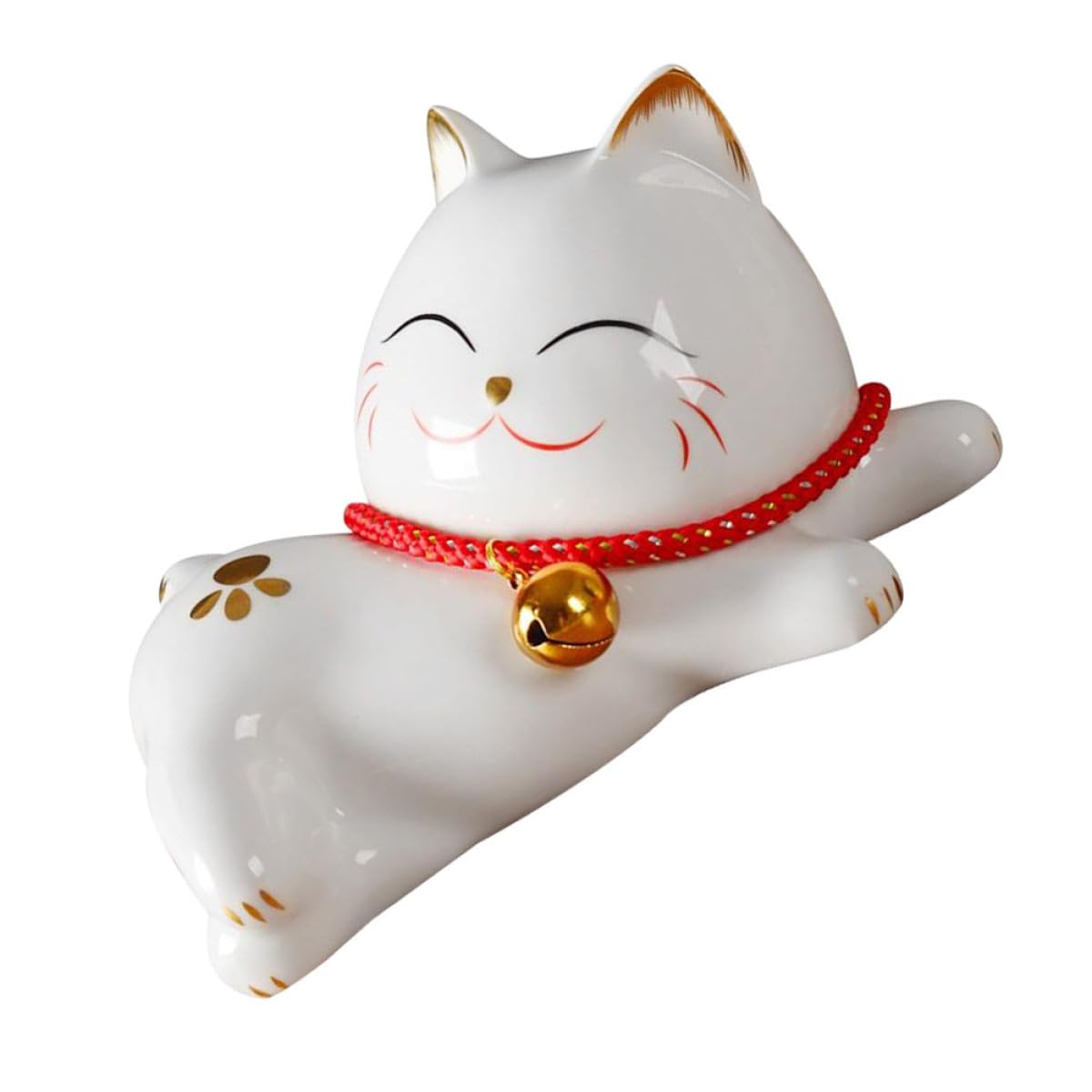 Ornement de chat en céramique Feng Shui pour harmoniser votre salon