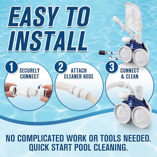 ElectricWise Pool Cleaner Parts, 6 FT 9-100-3102 Pool Cleaner Hoses, Hose Swivel 9-100-3002 and Hose Nut 9-100-3109 Compatible with Polaris 360, Complete Pools Cleaners Replacement Kit (3 Set) by ElectricWise - Image 5