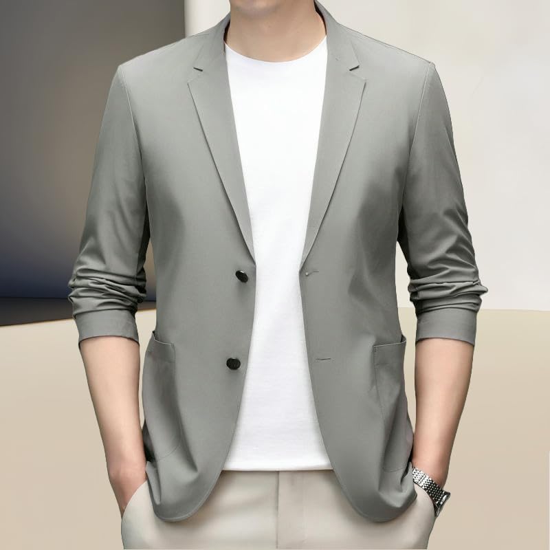 Men's Spring Seamless Casual Korean Style Blazer Jacket