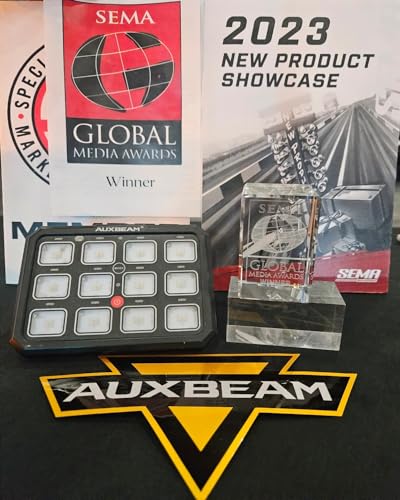 image for Auxbeam 8 Gang Switch Panel +12 Gang Switch Panel Bluetooth RGB AC-120
