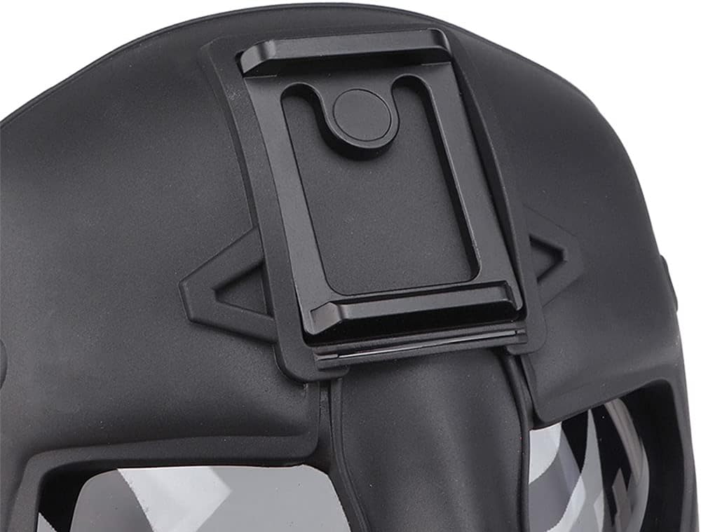 Outdoor Paintball Shooting Face Protection Gear Tactical Fast Halloween Cosplay Mask with NVG Base