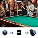Prasacco Pool Chalk Holder, Magnetic Leather Pool Cue Chalk Holder with Belt Clip Billiard Accessories Black for Snooker and Stylish Billiard Accessories