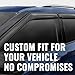 Auto Ventshade [AVS] Outside Mount Rain Guards For 1988 - 1999 Chevrolet/GMC C/K1500/2500/3500, STANDARD CAB ONLY; 1992 - 1994 Blazer; 1995 - 1999 Tahoe | Window Vent Visors, 2 pcs. - Smoke | 92099