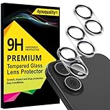 4youquality [3-Pack Camera Lens Protector for iPhone 17, iPhone 16 & iPhone 16 Plus, 9H Tempered Glass, [LifetimeSupport][Case-Friendly][Anti-Scratch][Does Not Affect Night Shots]