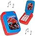 Produktbild alles-meine.de GmbH Handy mit Sound -  Spider-Man  - für Kinder / Jungen & Mädchen - Auto - elektrisches Kinderhandy - Klapphandy Telefon - Lernhandy / Kindertelefon zum Aufkla..