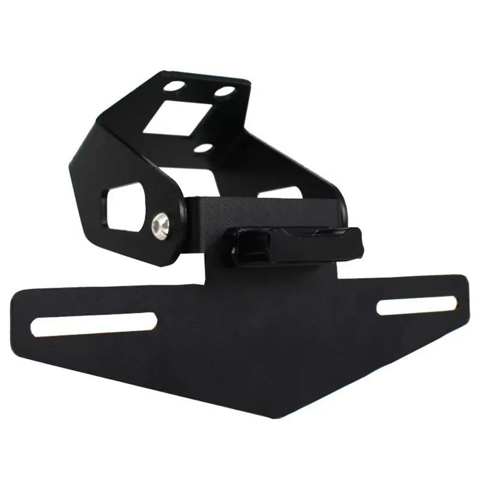 Portatarga Moto Per Kawasaki Per Ninja 400/250 Z400 Eliminatore Di Ordine Della Coda Telaio Staffa Supporto Licenza Motociclo(Black with Light)
