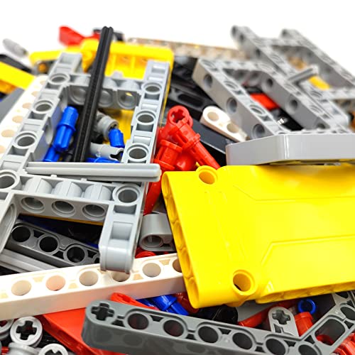 Image of DSPITWOD Technical Parts Beams Axles Connectors Bricks Sets - 420 Pieces, Frame Liftarms Beams for Technic Car Mindstorms Building Block Toys