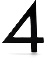 Vista 107 de Montague Metal Products Número de casa moderno de 6 pulgadas, número de casa flotante, fácil de instalar (0, cobre antiguo)