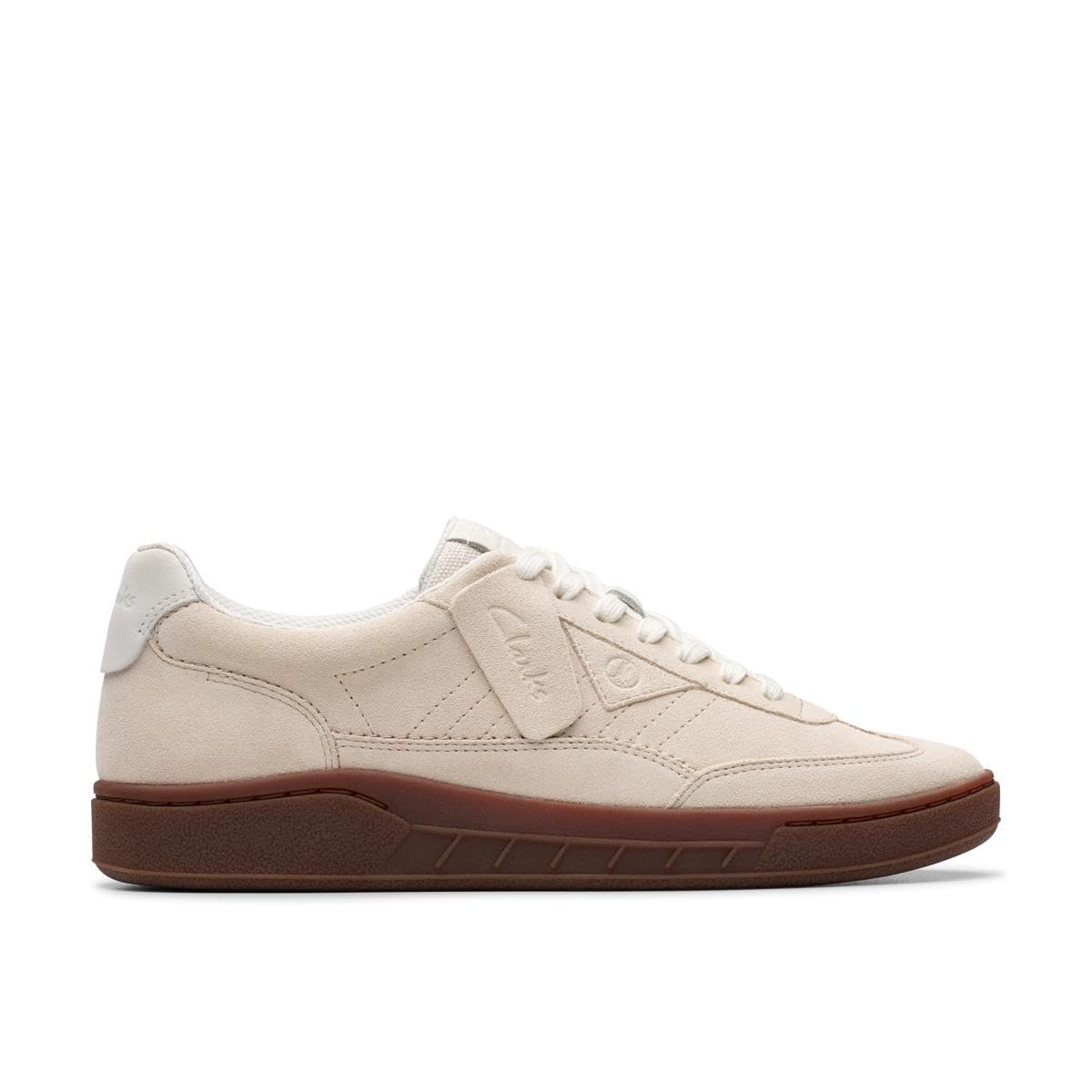 Clarks CraftRally Ace Mens Off White Suede, 6.5