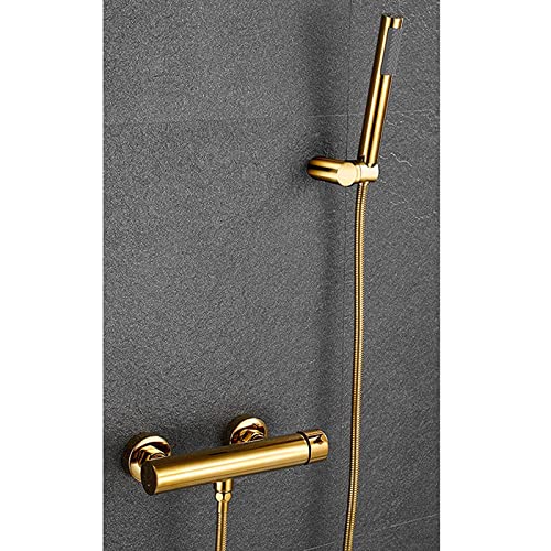 Robinet de baignoire dorée avec douchette pour vos moments de détente