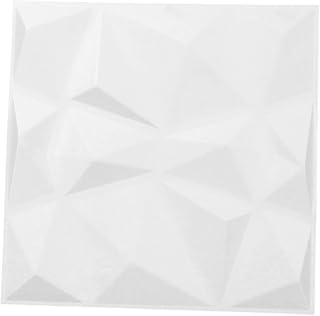 Zerodis 12Pcs 3D Wall Panel Pvc Decorative Textured Panel For Interior Decor Fire Retardant Waterproof With Light Weight Paint Coating Wall Treatment