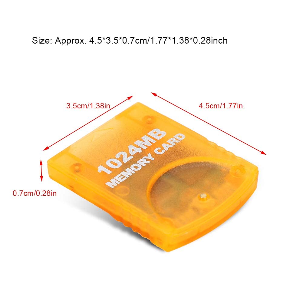 Tarjeta de Memoria para Wii, Accesorios para Juegos portátiles Gran Capacidad 1024MB Memory Card Stick para Consola de Juegos Wii, Alta Velocidad y Rendimiento de transmisión eficiente