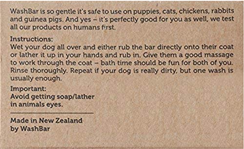 WashBar Natural Dog Soap Bar - Natural Dog Shampoo Bar and Dog Shampoo for Smelly Dogs with Sensitive Skin, Easier to… - Image 6