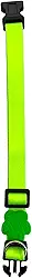 MY PET BRASIL Coleira Neon Para Cachorros P Coleira Ajustável Passeio E Viagem Confortável E Resistente Verde