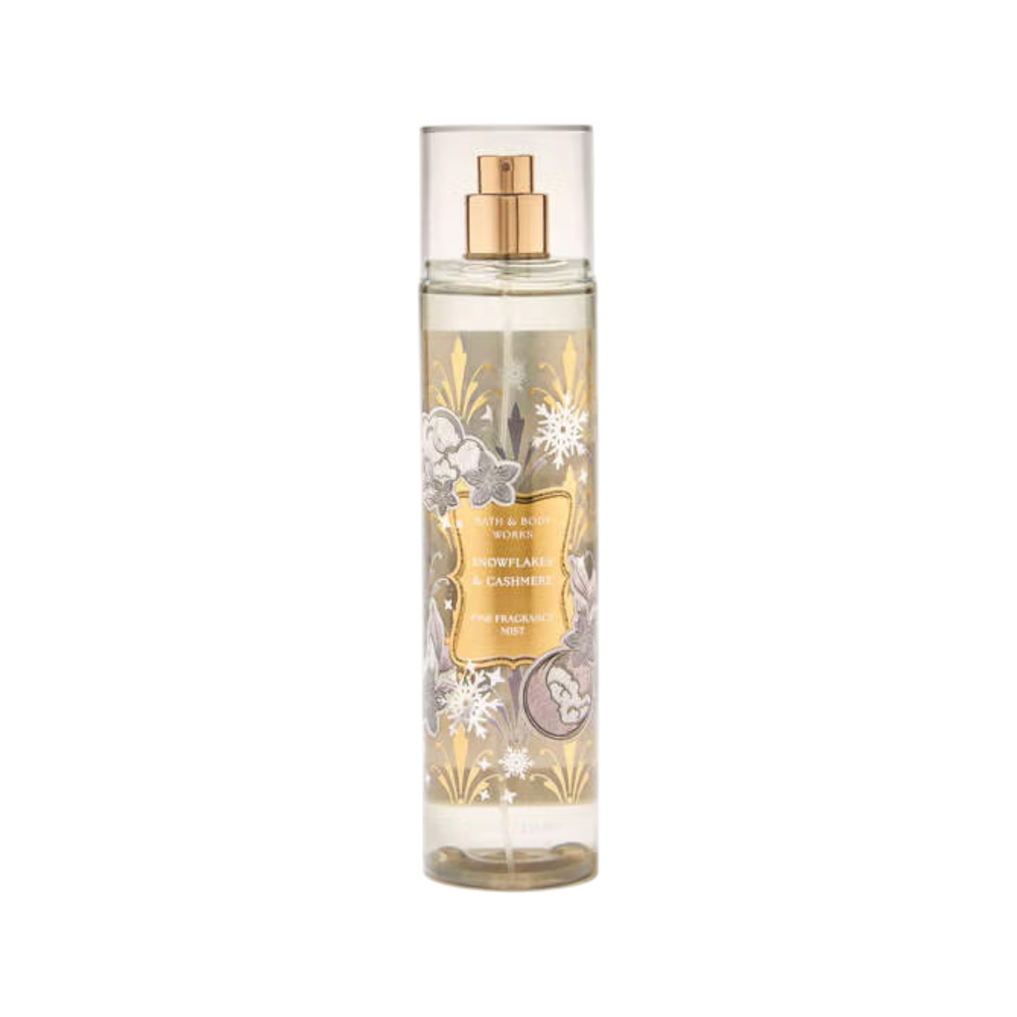 Bath and Body Works Snowflakes & Cashmere Fine Body Fragrance Mist 8 Fluid Ounce (Snowflakes & Cashmere)