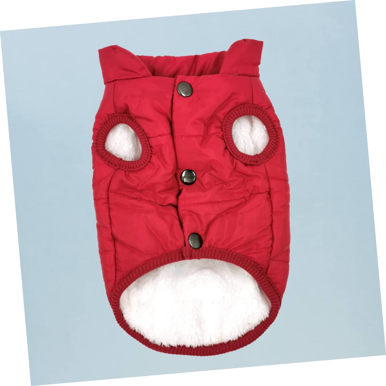 BESPORTBLE 3pièces Gilet Chien Hiver Chaud Réfléchissante pour Chiens De Compagnie Vêtement Doublé Coton pour Activités Intérieures Et Extérieures Rouge XS