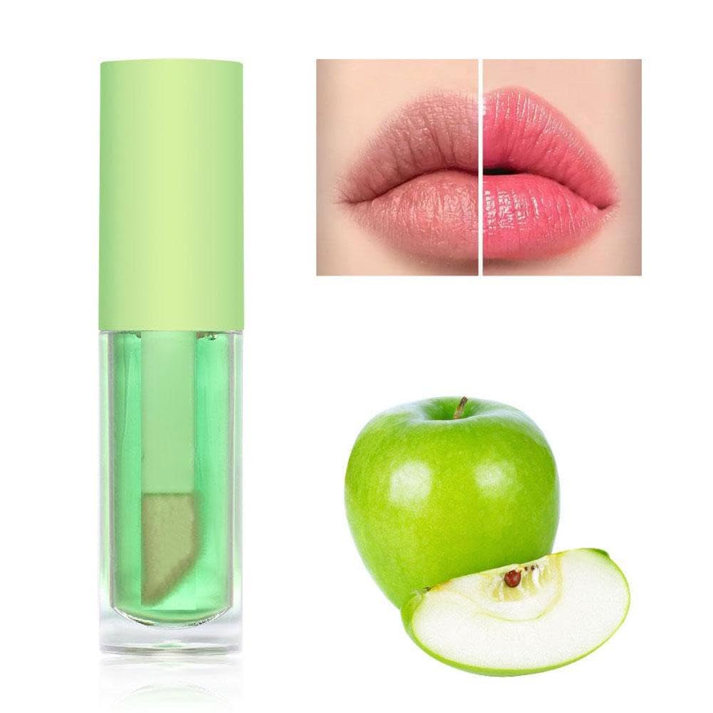 CTDWNT Color Changing Lip Gloss Magic Lip Oil Fruity Temperature Color Changing Lip Oil Plumping Lip Gloss Moisturizing