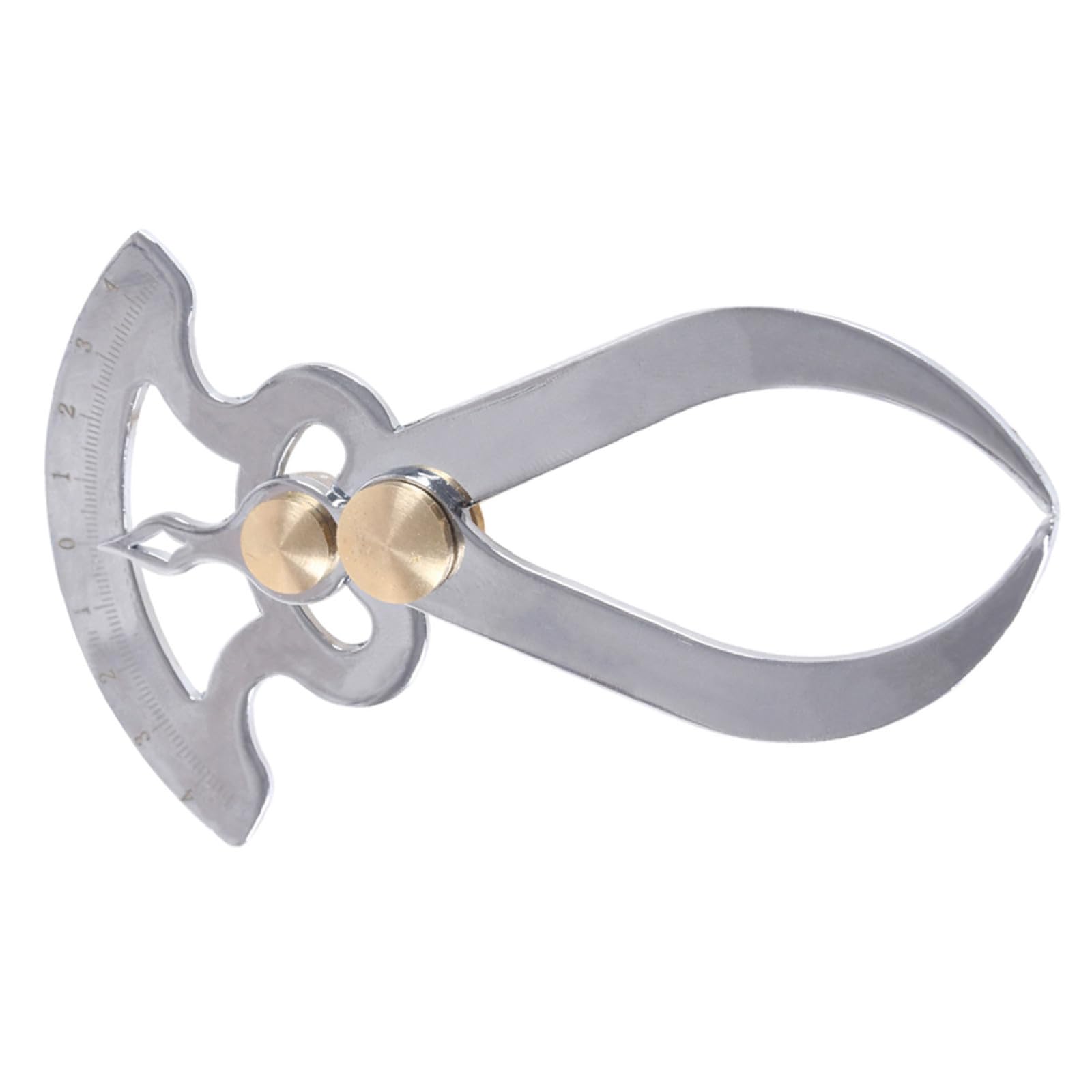 DOITOOL Calibro Spessimetro Portatile in Metallo Inossidabile Misurazione Spessori Esterni e Uso Outdoor Argento