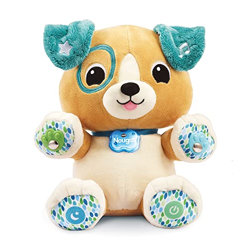 VTech - Nougat, Mon Ami Pattes Magiques, Peluche Interactive - 1/5 ans - Version FR