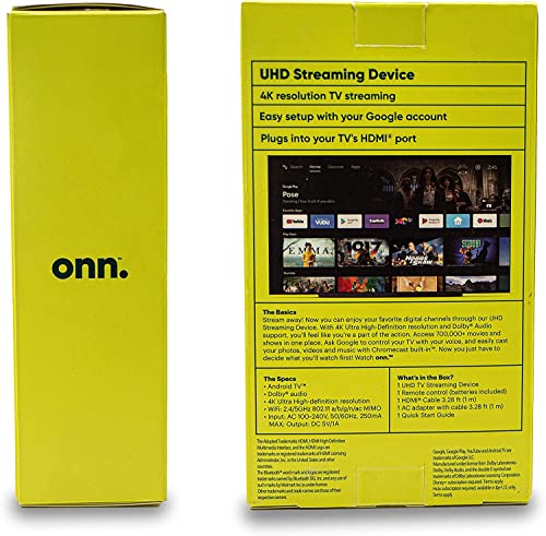 ONN Android TV 4K Streaming Stick with Voice Remote — view 9
