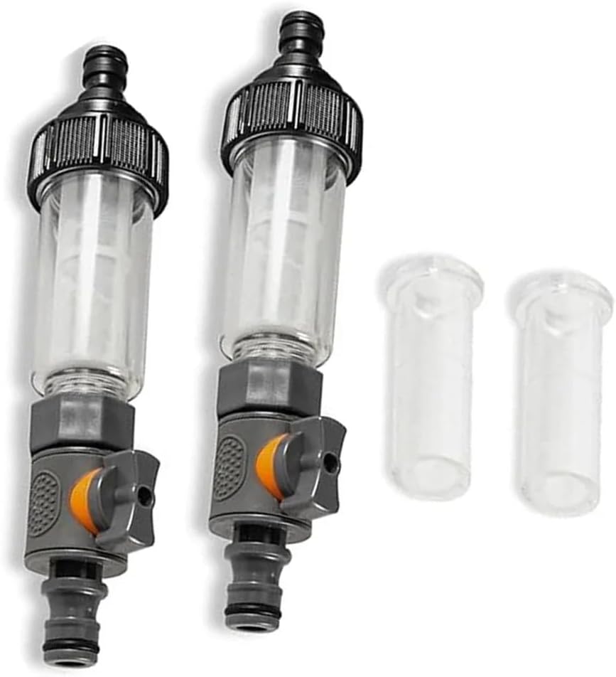 Pack of 2 Water Filters for Motorhome Equipment with Replacement Applies to Caravan Yacht Pressure Washers Accessories Tools
