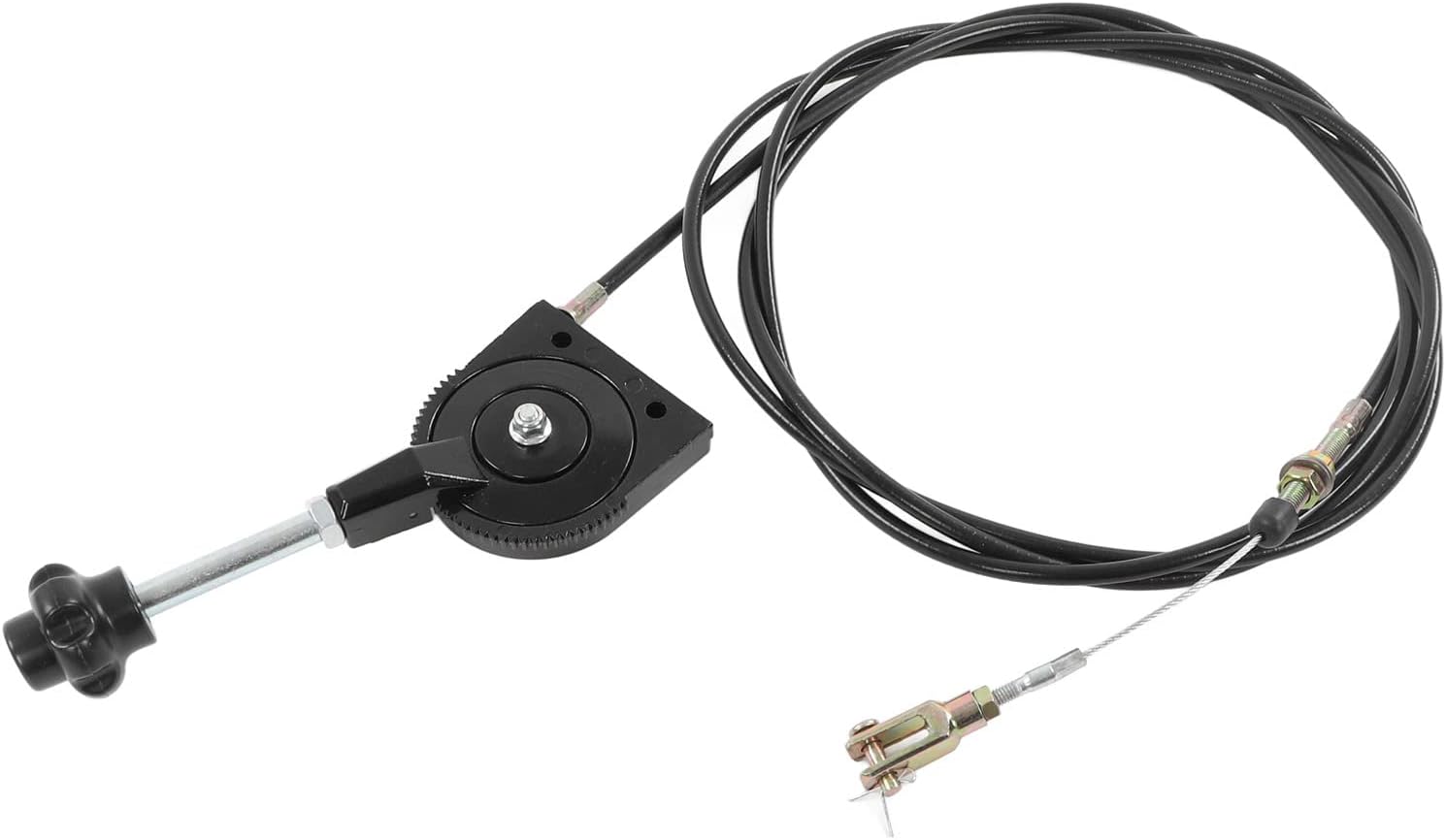 Respicefinem Throttle Cable Easy 50.0×40.0×3.0 Excavator Manual Throttle Cable Controller Control Line 3Meter Accessory for Mixer Truck Quick Response Throttle Cable
