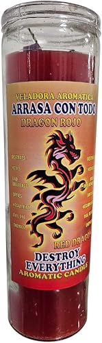 1 Pieza Velas Cocktail VELADORA Destroy Everything/ARRASA CON TODO AROMATICA