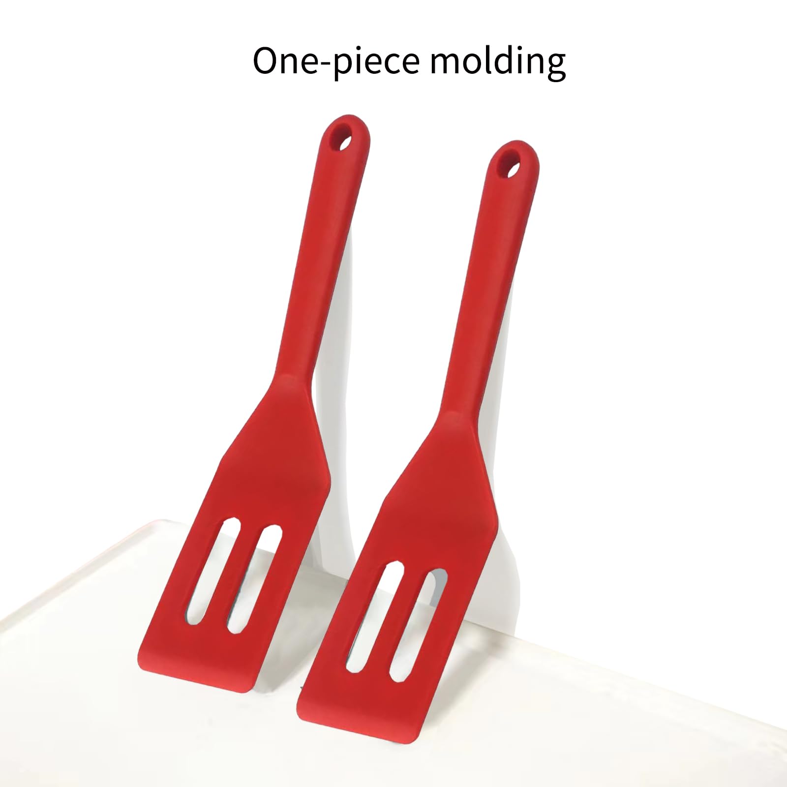 Espátula pequeña, 2 piezas pequeñas de silicona flexible para utensilios de cocina antiadherentes