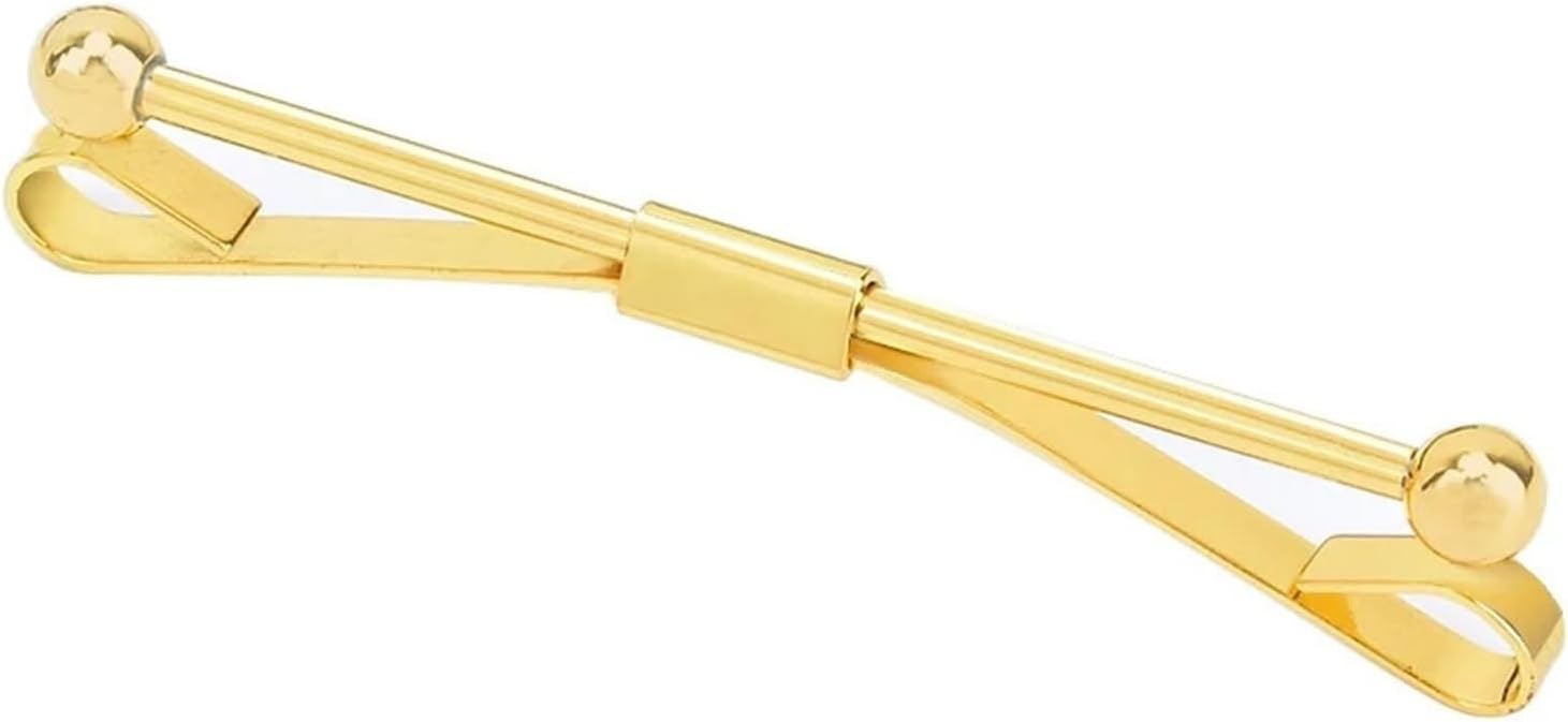 Collar Pin Collar Pins 6 Pcs Tie Clip Fashion Style Ties For Men Metal Tone Simple Bar Clasp Practical Pin