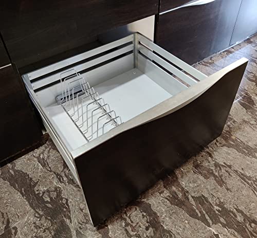 Image of Topaz Stainless Steel Thali Rack 20 Inch /Kitchen Rack /Tandem Insert /Plare Rack /Tandem Accessories