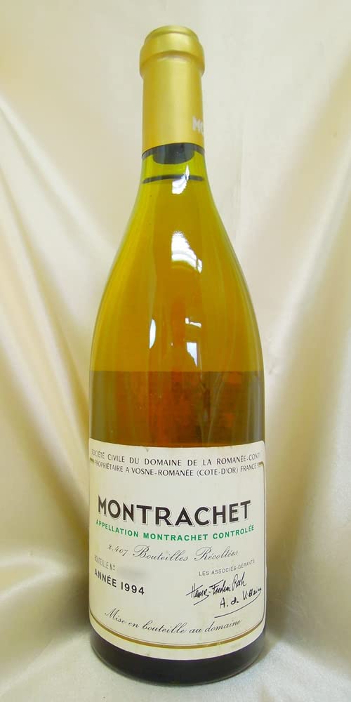 DRC モンラッシェ 1994 Montrachet  空瓶 Amazon.co.jp: Montrachet モンラッシェ 1994 DRC (Domaine de la